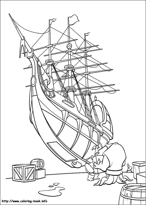 Treasure Planet coloring picture